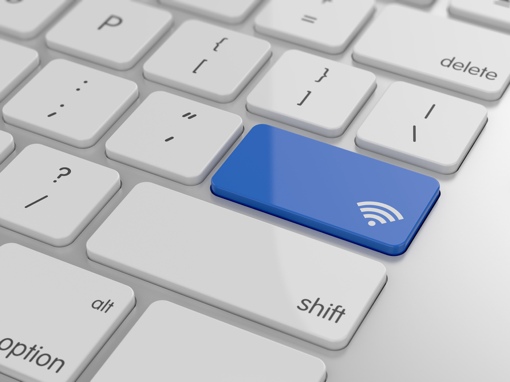 Laptop Wi-Fi button