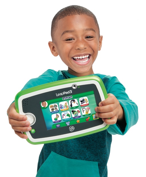 LeapPad 3 Tablet, held by a young boy