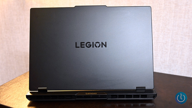 The back of the Lenovo Legion Pro 5 Gen 10