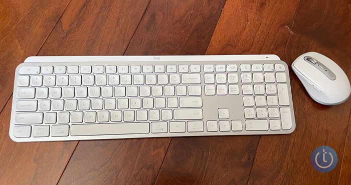Logitech MX Keys keyboard and MX Anywhere mouse