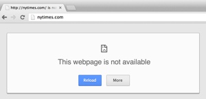 NY Times domain failure