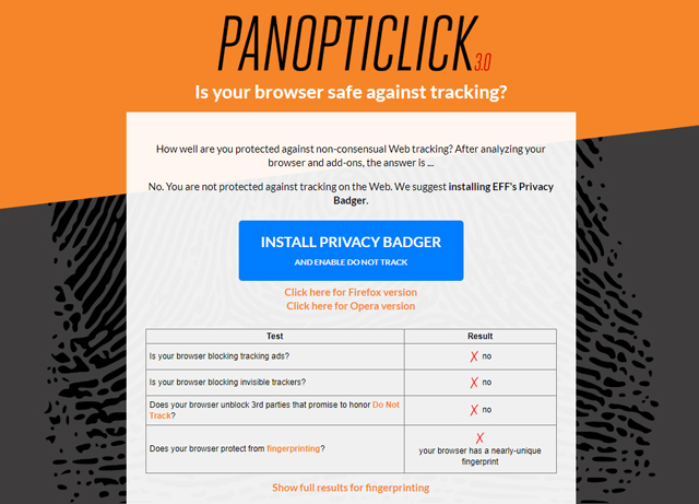 Panopticlick 3.0