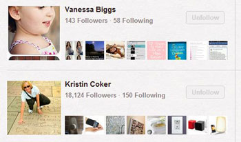 Pinterest Following