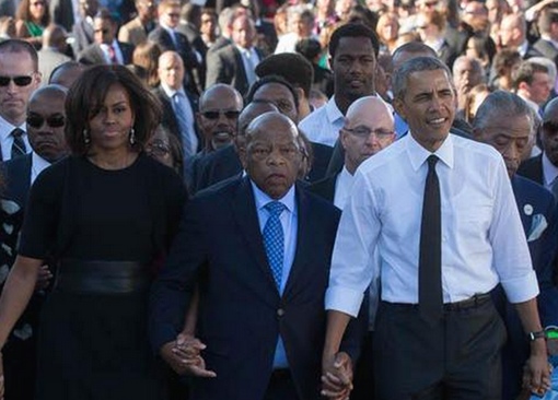 President Barack and First Lady Michele Obama