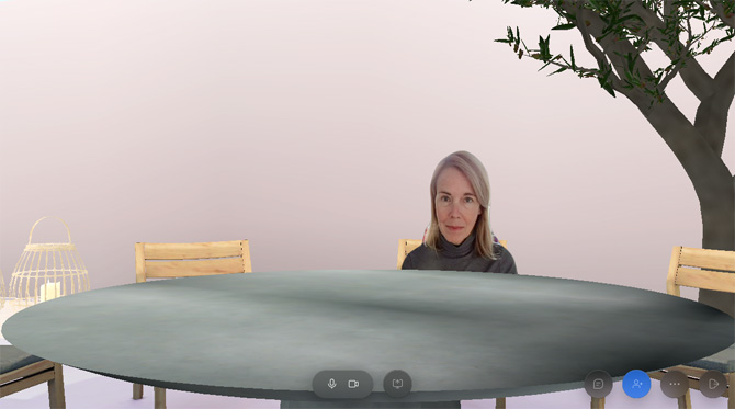 Room3D Screenshot showing writer at table looking too small for the chair.