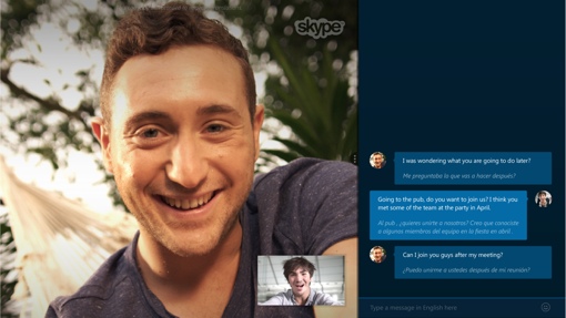 Skype Translator Preview screenshot