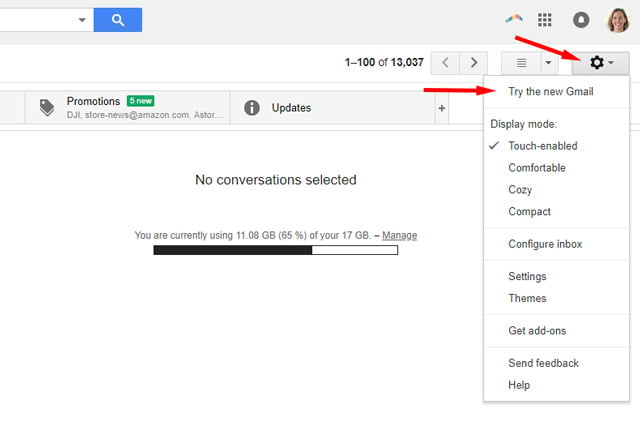 Try the new Gmail