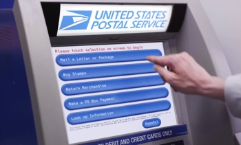 USPS APC self-serve kiosk