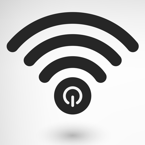 Wi-Fi with a power symbol