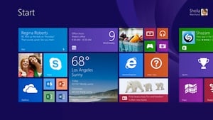 Windows 8.1 start screen