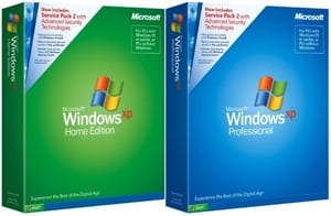 Windows XP Home and Professional Boxes