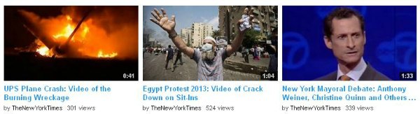 New York Times YouTube Channel