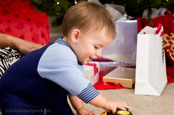 baby with toy