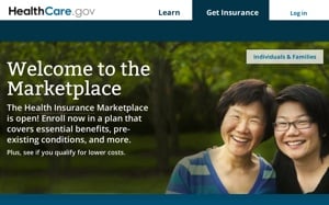 Healthcare.gov website