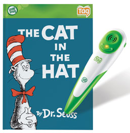 SEUSS’ THE CAT IN THE HAT LeapFrog Tag Pen book — DR 