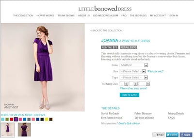 LIttle Borrowed Dress