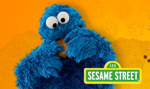 Cookie Monster from Sesame Street