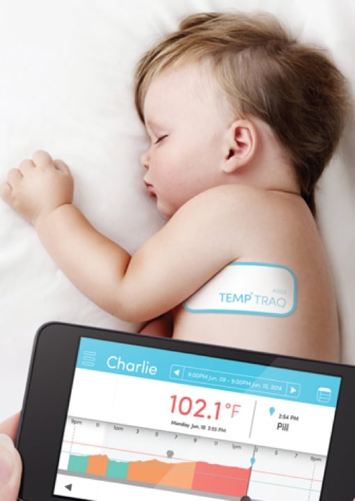 TempTraq Bluetooth thermometer