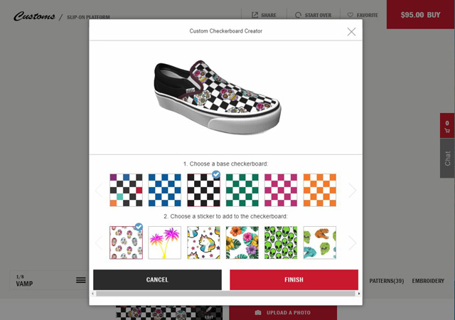 Vans custom shoe designer