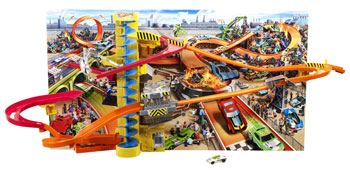 Hot Wheels Wall Tracks Power Tower track set