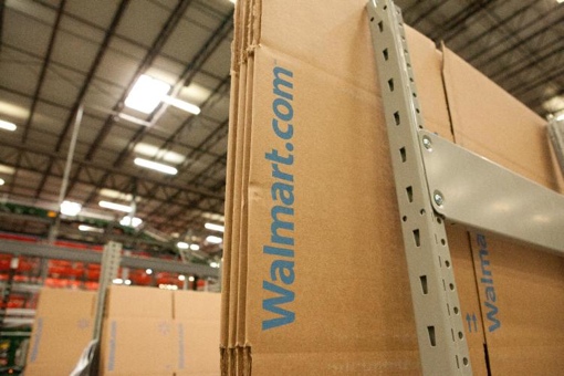 Walmart e-commerce shipping warehouse