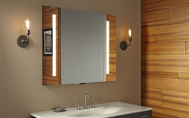 Verdana Voice Activated Lighted Mirror