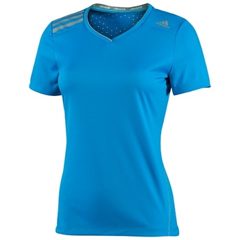 Climachill adidas women's tee in blue