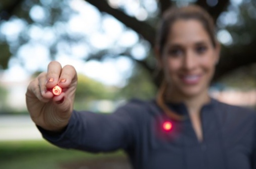 Athlights held by woman in hand