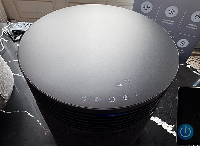 Blueair Blue Signature shown from the top.