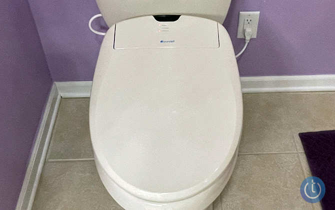 Brondell Swash 1400 Luxury Bidet Toilet Seat - Elongated - White