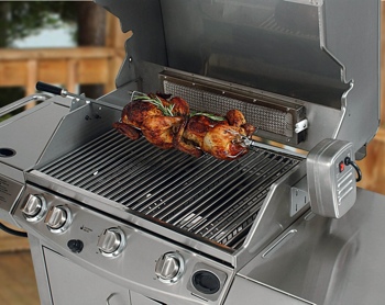 Char-Broil Premium Kit with 6-Burner Electric Rotisserie