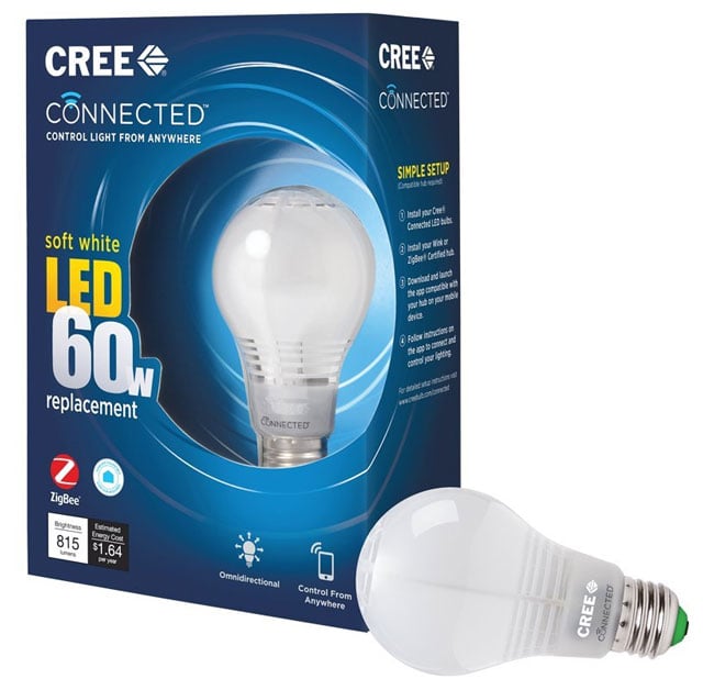 Cree Connected Soft White Dimmable LED Light Bulb