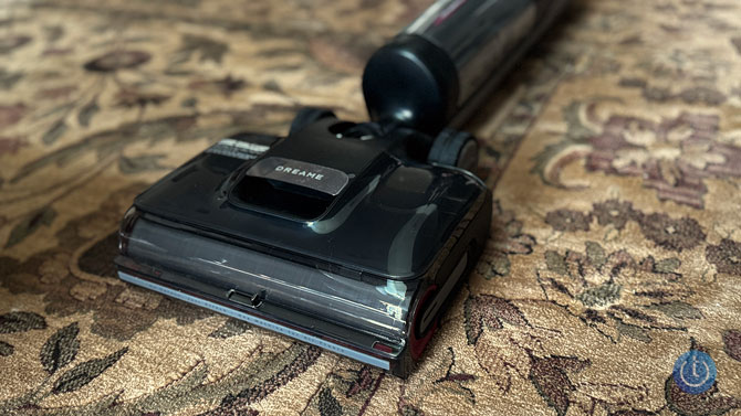 The Dreame H15 Pro shown lying flat from the front