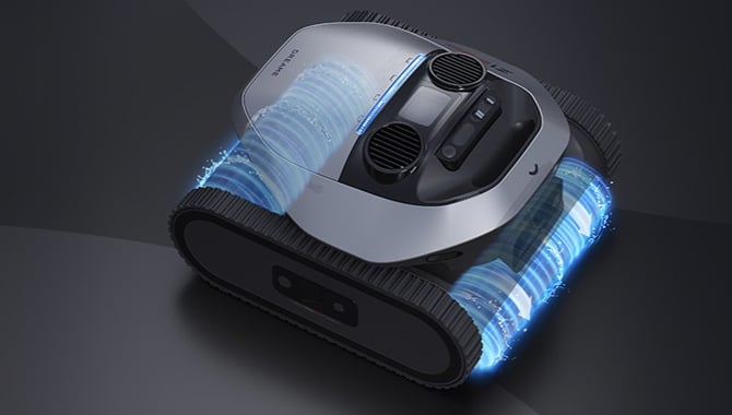 Dreame Z1 Pro showing brushes at front and rear
