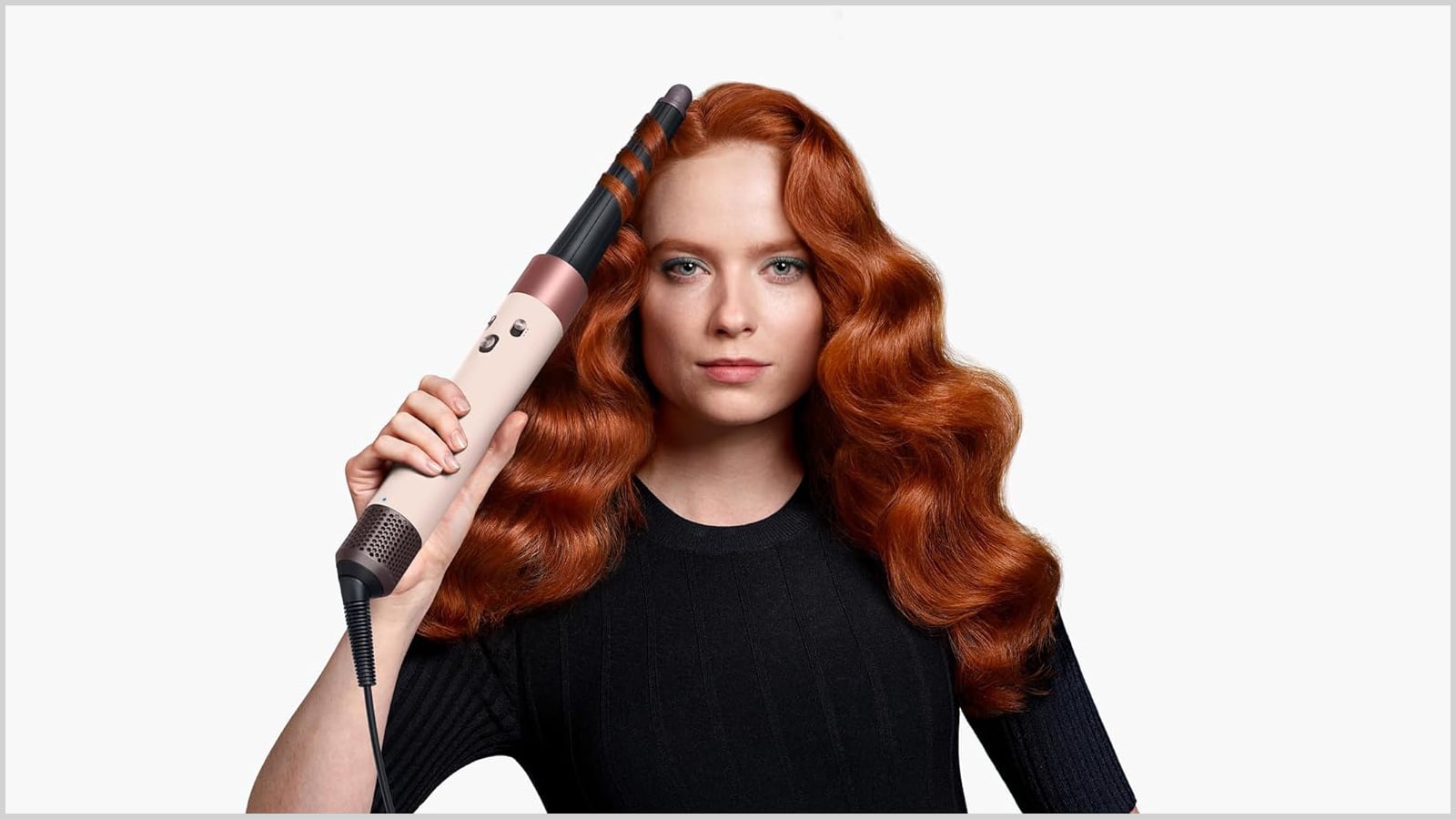 Dyson Airwrap i.d. multistyler used to curl hair.