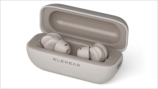 ELEHEAR Delight show with their case