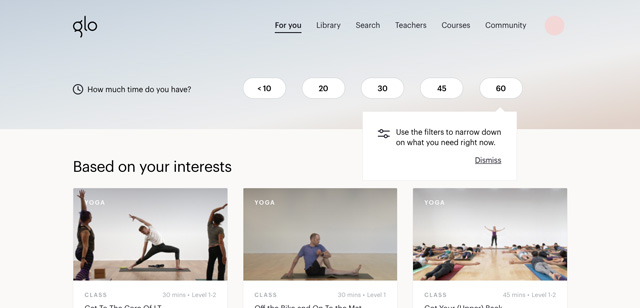 Best all-around online yoga: Glo