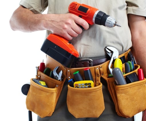 Handyman with tools