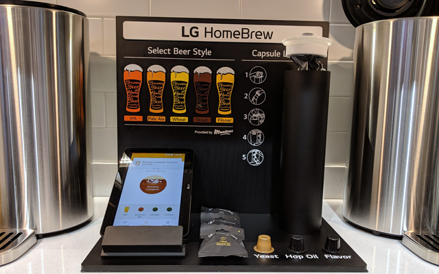 LG HomeBrew capsules