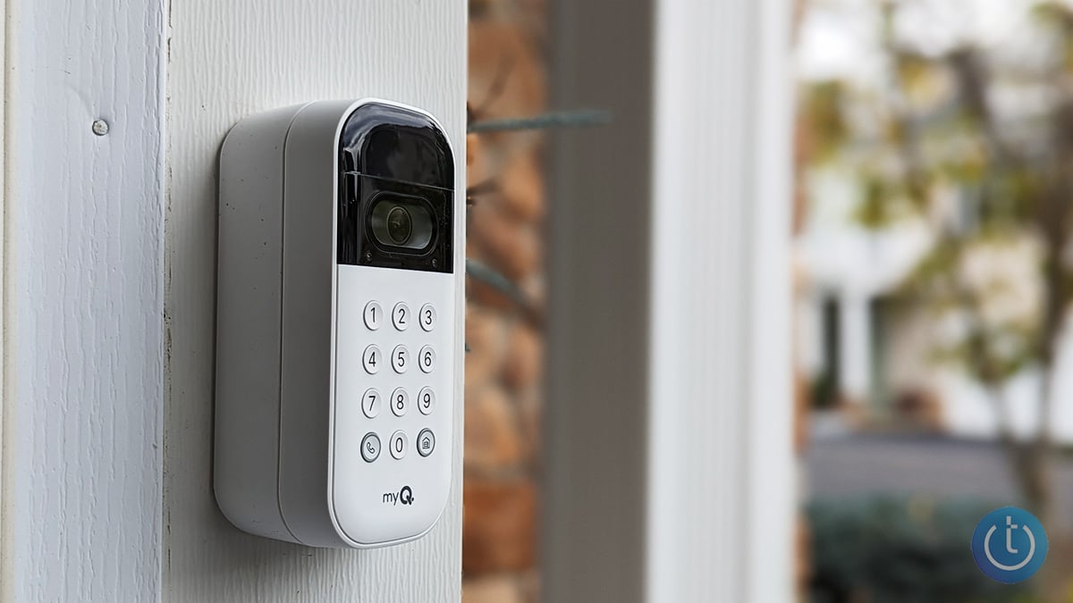 This $45 smart garage opener keypad shows you live video of your drive