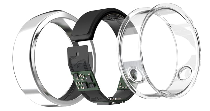 Oura ring sensors