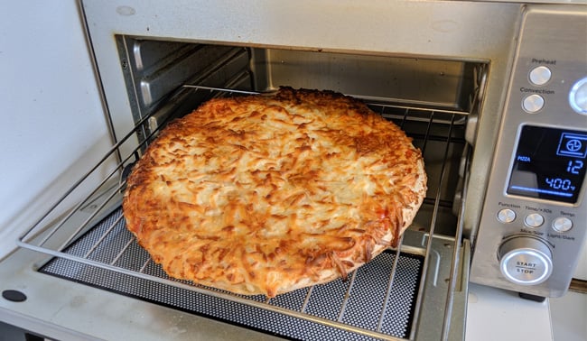 Panasonic High Speed Toaster Oven pizza test