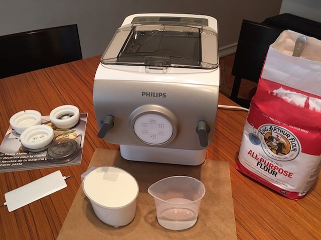 Philips Pasta Maker with accessories
