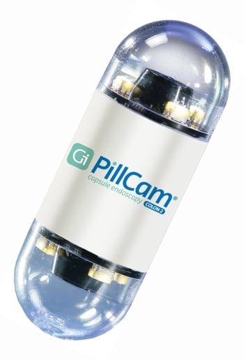 PillCam colonoscopy camera pill