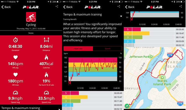 polar heart rate monitor app