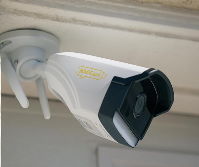 RADCam is shown mounted outside
