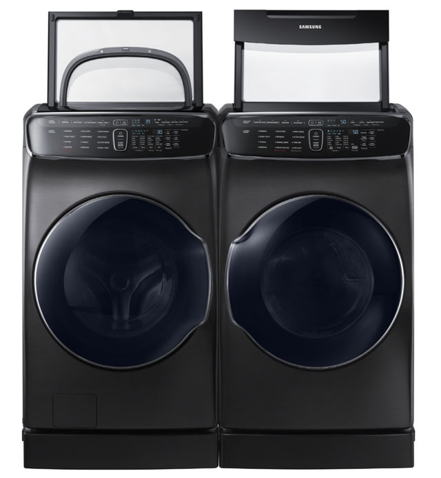 Samsung Smart Washer and Dryer Cleans Two Loads at Once Techlicious