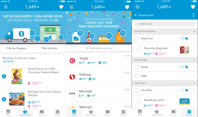 Lo mejor para ahorrar en comestibles y más: Shopkick