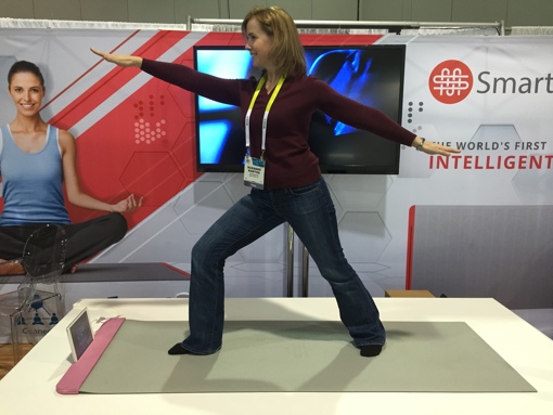 SmartMat connected yoga mat