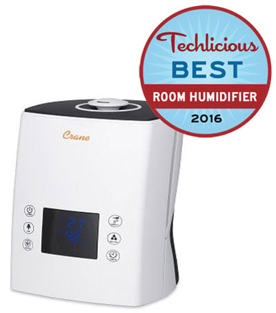 Techlicious Picks: The Best Room Humidifier: Crane Ultrasonic Cool/Warm Mist Humidifier EE-6902